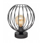 Lampe de table Mercure Fer Noir 1 ampoule 26cm|Lampes à poser|Luminaire Center