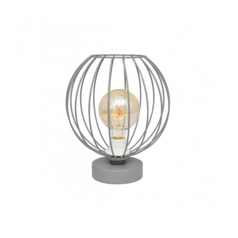 Lampe de table Mercure Fer Gris 1 ampoule 26cm|Lampes à poser|Luminaire Center