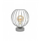 Lampe de table Mercure Fer Gris 1 ampoule 26cm|Lampes à poser|Luminaire Center