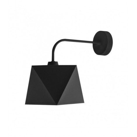 Lampe avec abat jour Adamant Tissu,Fer Noir 1 ampoule 40cm|Lampes à poser|Luminaire Center