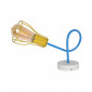 Lampe de table Oxford Fer blanc,bleu,jaune 1 ampoule 32cm|Lampes à poser|Luminaire Center