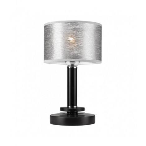 Lampe de table Rosa Bois,acier,tissu Noir 1 ampoule 33cm|Lampes à poser|Luminaire Center