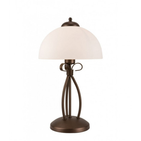 Lampe Design Adelle Verre,acier Marron 1 ampoule 43cm|Lampes à poser|Luminaire Center