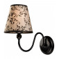 Lampe avec abat jour Bouli Acier,tissu Noir 1 ampoule 30cm|Lampes à poser|Luminaire Center