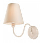 Lampe avec abat jour Bouli Acier,tissu blanc 1 ampoule 30cm|Lampes à poser|Luminaire Center