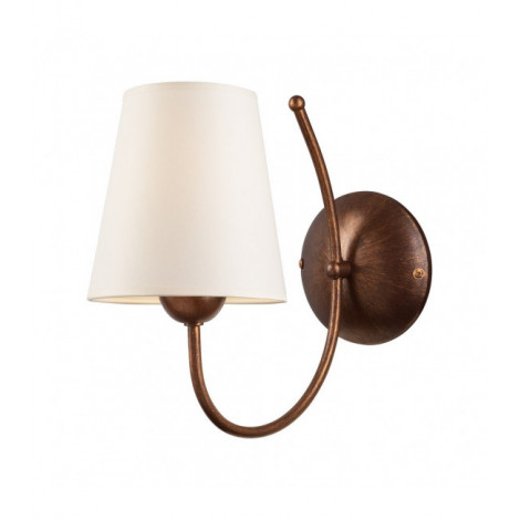 Lampe avec abat jour Fabrizio Acier,tissu Marron 1 ampoule 28cm|Lampes à poser|Luminaire Center