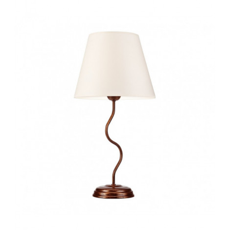 Lampe de table Fabrizio Acier,tissu Marron 1 ampoule 52cm|Lampes à poser|Luminaire Center