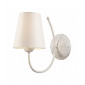 Lampe avec abat jour Fabrizio Acier,tissu blanc 1 ampoule 28cm|Lampes à poser|Luminaire Center