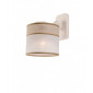 Lampe avec abat jour Andrea Bois,acier,tissu Hêtre blanc 1 ampoule 23cm|Lampes à poser|Luminaire Center