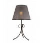 Lampe de table Lorenzo Acier,tissu Anthracite 1 ampoule 55cm|Lampes à poser|Luminaire Center