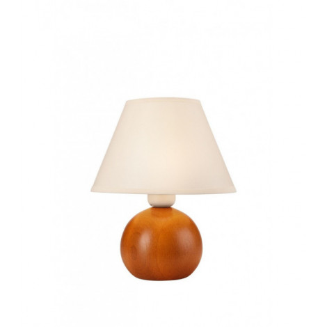 Lampe de table Table Bois,acier,tissu Rustique 1 ampoule 24cm|Lampes à poser|Luminaire Center