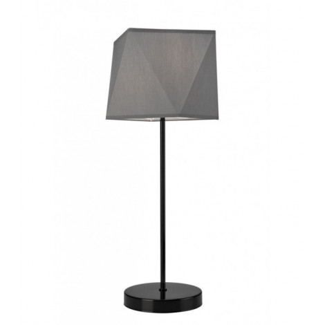 Lampe de table Carla Acier,Tissu Gris 1 ampoule 52,5cm|Lampes à poser|Luminaire Center