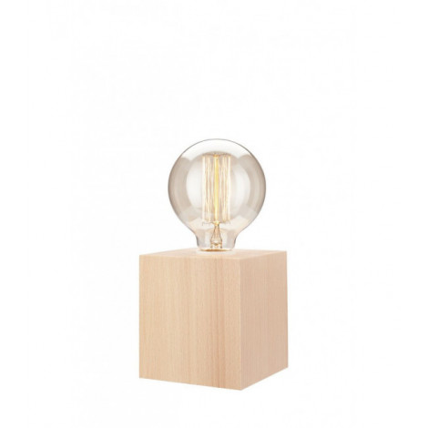 Lampe de table Table Bois Naturel 1 ampoule 11,5cm|Lampes à poser|Luminaire Center