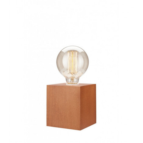 Lampe de table Table Bois Rustique 1 ampoule 11,5cm|Lampes à poser|Luminaire Center