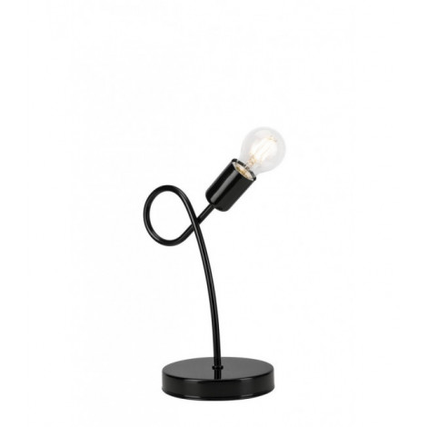 Lampe de table Camilla Acier Noir 1 ampoule 31,5cm|Lampes à poser|Luminaire Center
