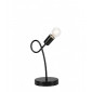 Lampe de table Camilla Acier Noir 1 ampoule 31,5cm|Lampes à poser|Luminaire Center
