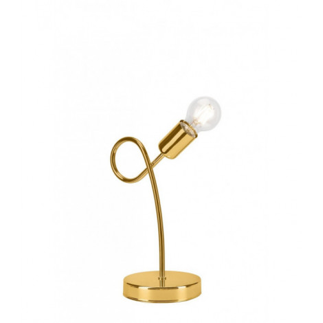 Lampe de table Camilla Acier métallisé Doré 1 ampoule 31,5cm|Lampes à poser|Luminaire Center
