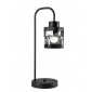 Lampe de table Hugo Verre,métal Noir 1 ampoule 45cm|Lampes à poser|Luminaire Center