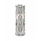 Lampe Design Puntes Acier inoxydable Chrome 2 ampoules 58cm|Lampes à poser|Luminaire Center