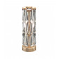 Lampe Design Puntes Acier inoxydable Or 2 ampoules 58cm|Lampes à poser|Luminaire Center