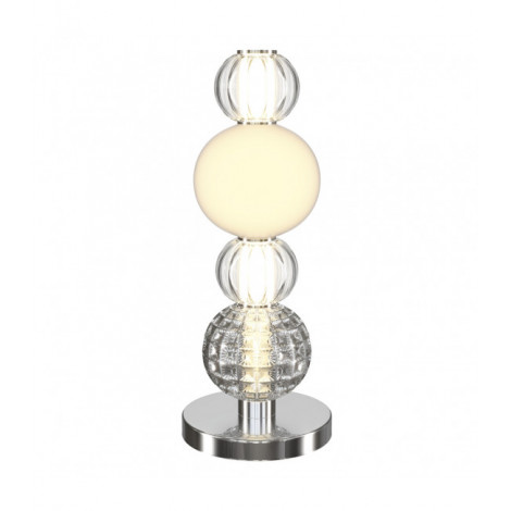 Lampe de table Collar Métal Chrome 45 Cm|Lampes à poser|Luminaire Center