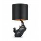 Lampe de table Nashorn Noir 1 ampoule 48,5cm|Lampes à poser|Luminaire Center
