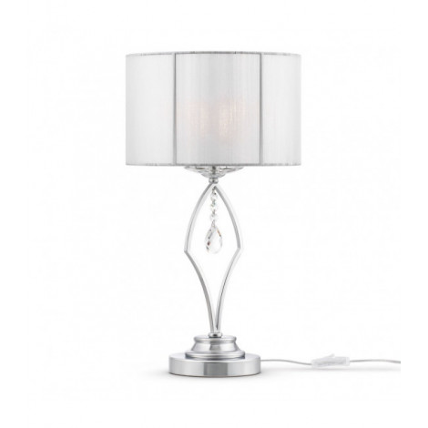 Lampe de table Miraggio Chrome 1 ampoule 52cm|Lampes à poser|Luminaire Center