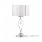 Lampe de table Miraggio Chrome 1 ampoule 52cm|Lampes à poser|Luminaire Center