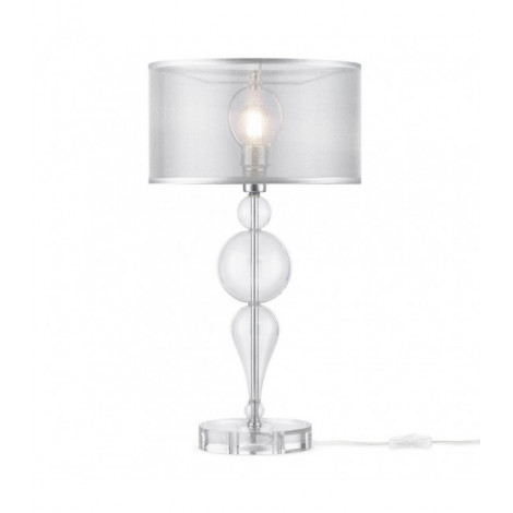 Lampe de table Bubble Chrome 1 ampoule 50cm|Lampes à poser|Luminaire Center