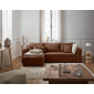 Topaze - canapé d'angle réversible - 4 places - convertible avec coffre - en tissu|Canape|BestMobilier