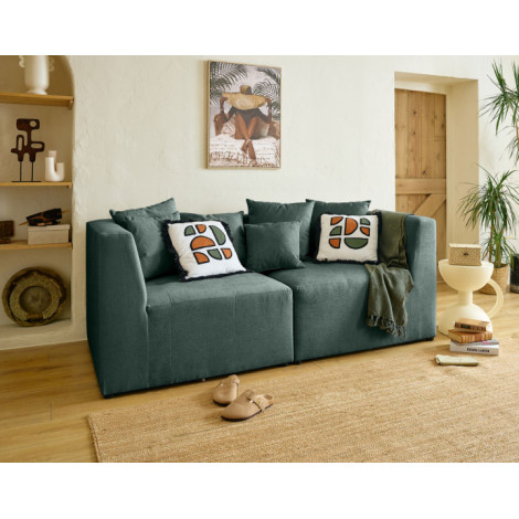 Amalfi - canapé modulable 2 places - en tissu|Canape|BestMobilier