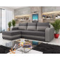 Harvey - canapé d'angle réversible - convertible - avec coffre - en tissu - 4 places - style contemporain|Canape|BestMobilier
