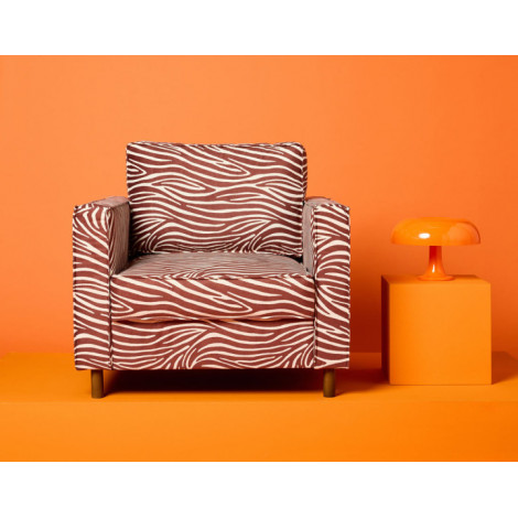 Jake - fauteuil zèbre en velours|Canape|BestMobilier