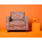 Jake - fauteuil zèbre en velours|Canape|BestMobilier