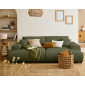 Garance - canapé droit 3 places double méridienne - en velours côtelé|Canape|BestMobilier