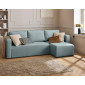 Canopy - canapé d'angle réversible - 4 places - convertible avec coffre - en tissu texturé|Canape|BestMobilier