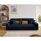 Pivoine - canapé droit 3 places - convertible avec coffre - en velours texturé|Canape|BestMobilier