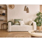Miro - canapé droit 2 places - en velours texturé|Canape|BestMobilier