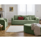 Miro - canapé droit 3 places - convertible avec coffre - en velours texturé|Canape|BestMobilier