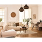 Amadora - canapé droit 4 places en velours côtelé|Canape|BestMobilier