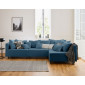 Edinburg - canapé modulable d'angle réversible 4 places - en velours côtelé|Canape|BestMobilier