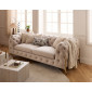 Camden - canapé 3 places chesterfield en velours - pieds en métal doré|Canape|BestMobilier