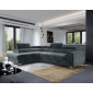 Talisay - canapé d'angle gauche - 5 places - convertible avec coffre - en velours|Canape|BestMobilier