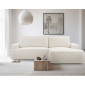 Nessino - canapé d'angle droit 4 places - convertible avec coffre - en tissu texturé|Canape|BestMobilier