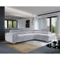 Talisay - canapé d'angle droit - 5 places - convertible avec coffre - en velours|Canape|BestMobilier