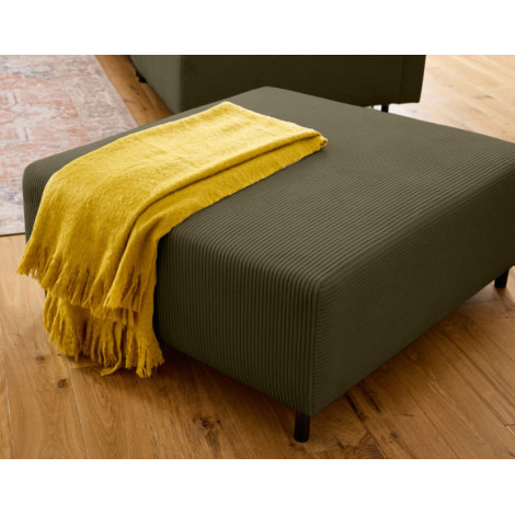 Edinburg - pouf modulable - en velours côtelé|Banquettes / Bancs / Poufs|BestMobilier