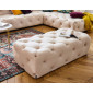 Gallata - pouf Chesterfield - en velours|Banquettes / Bancs / Poufs|BestMobilier