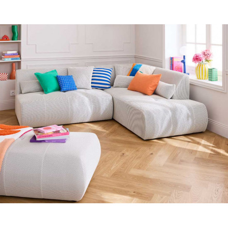 Onyx - pouf d'appoint - en tissu mailles 3D|Banquettes / Bancs / Poufs|BestMobilier