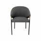 Chaise avec accoudoirs Boulevard grise Kare Design|Chaise|Kare