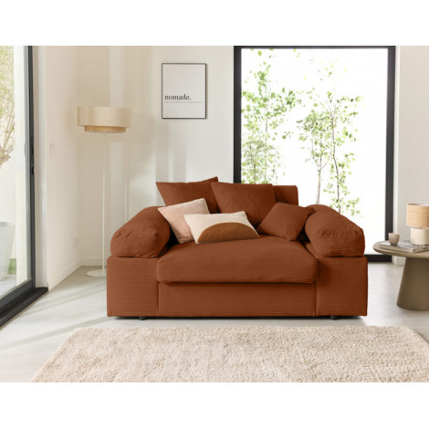 Aspen - Fauteuil XL - assise profonde - velours côtelé|Fauteuil / Chauffeuse|BestMobilier